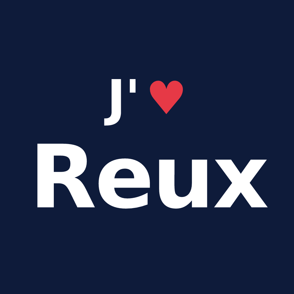 T-shirt personnalisé Reux — design J'aime Reux