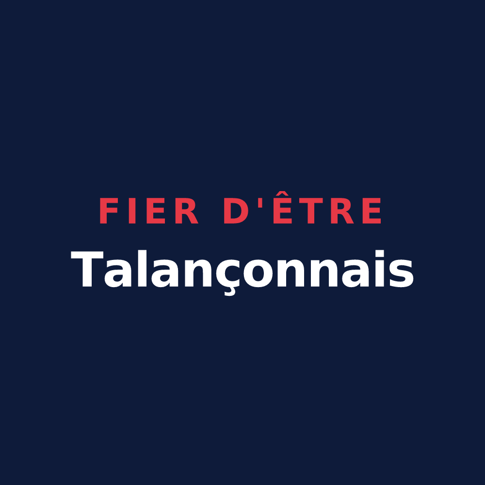 T-shirt « Fier d'être Talançonnais » — design pour Reyrieux