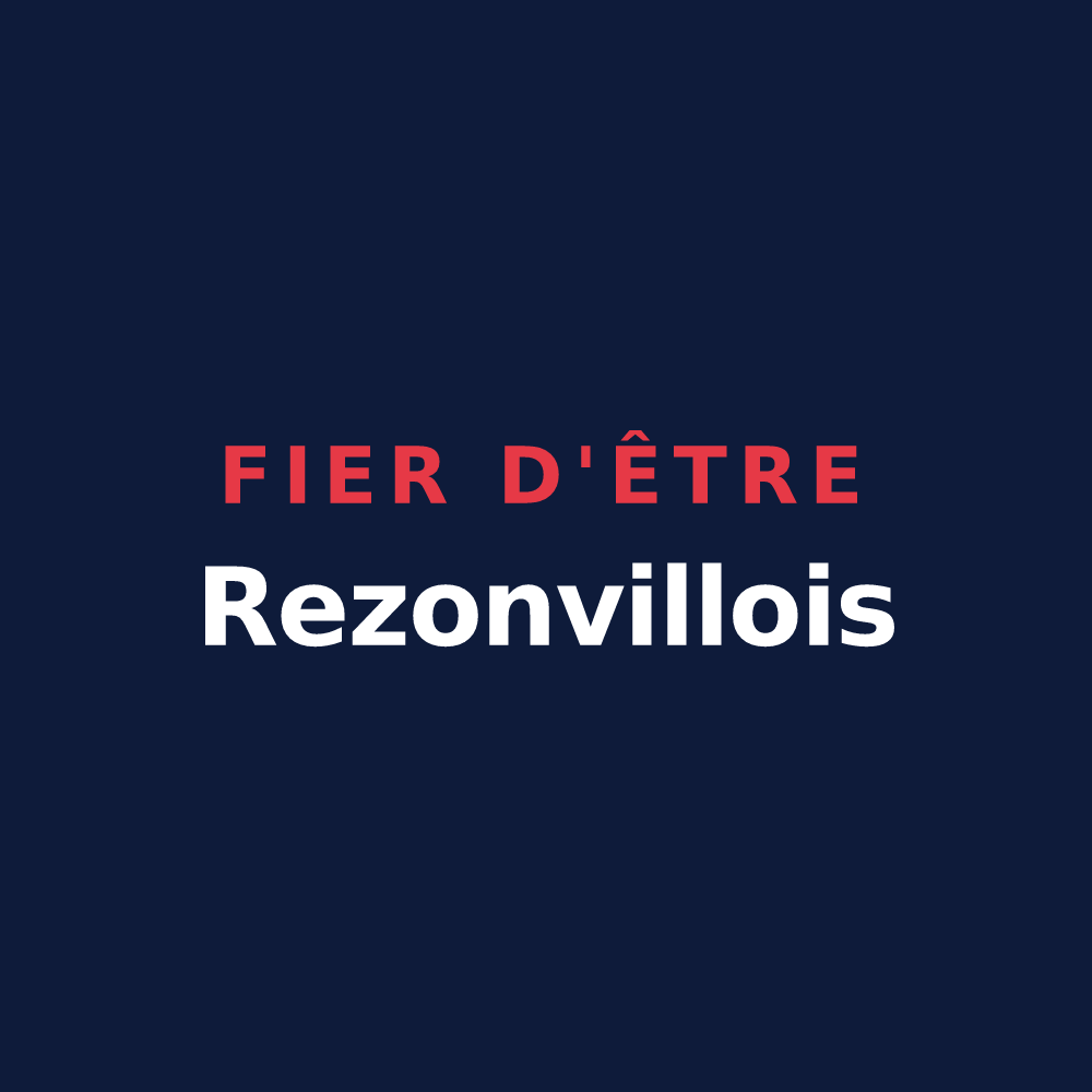 T-shirt « Fier d'être Rezonvillois » — design pour Rezonville-Vionville