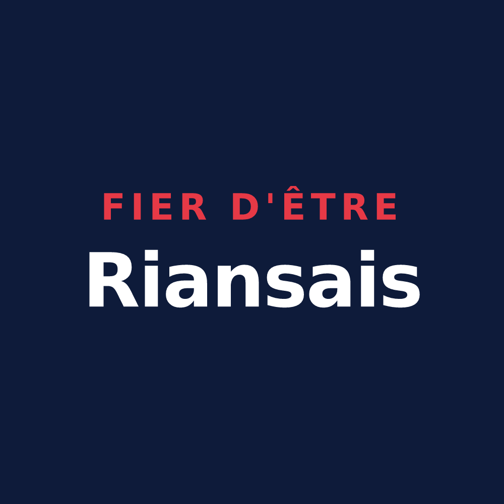 T-shirt « Fier d'être Riansais » — design pour Rians