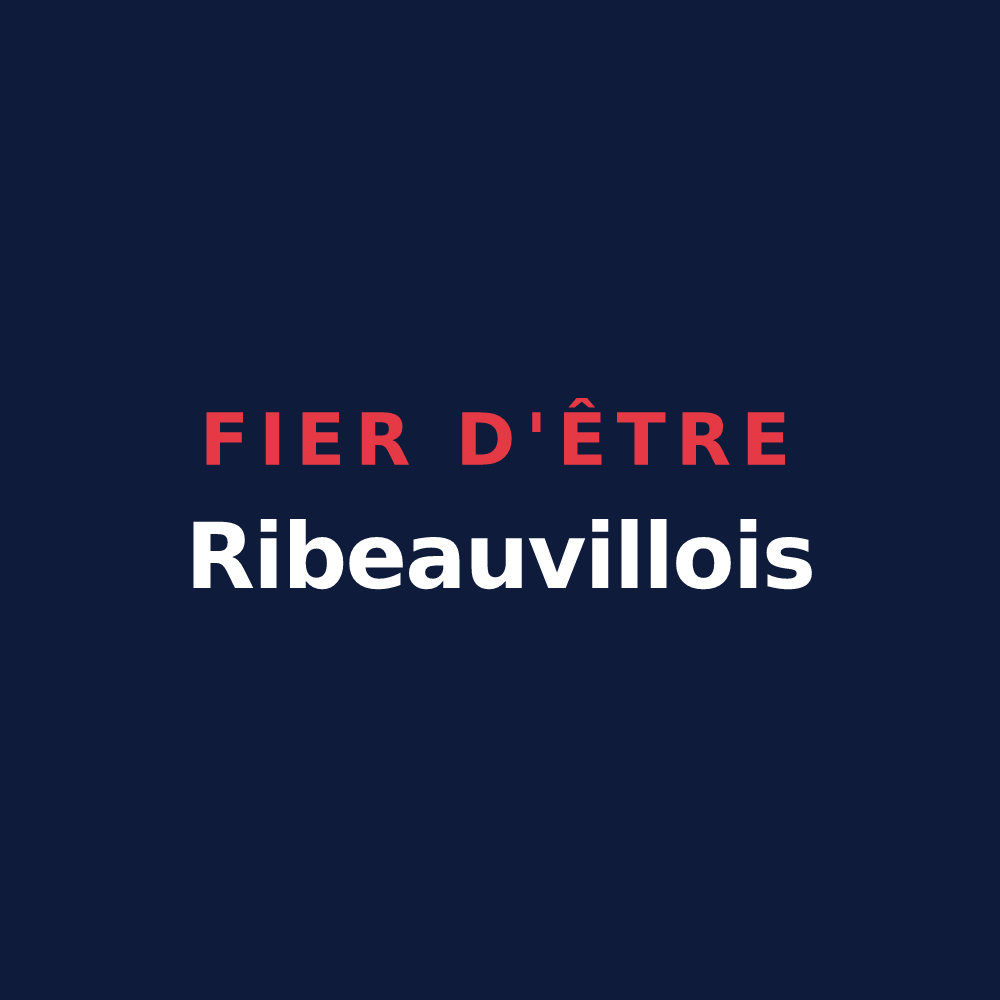 T-shirt « Fier d'être Ribeauvillois » — design pour Ribeauvillé