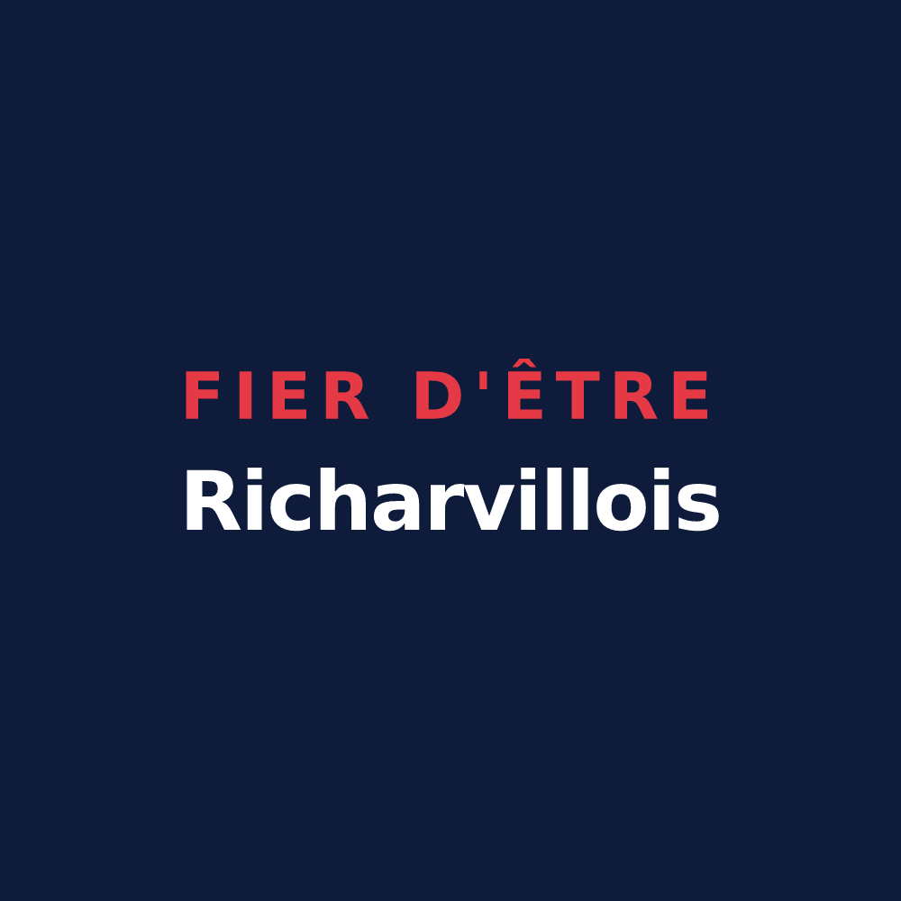 T-shirt « Fier d'être Richarvillois » — design pour Richarville