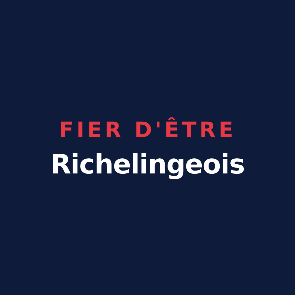 T-shirt « Fier d'être Richelingeois » — design pour Richeling