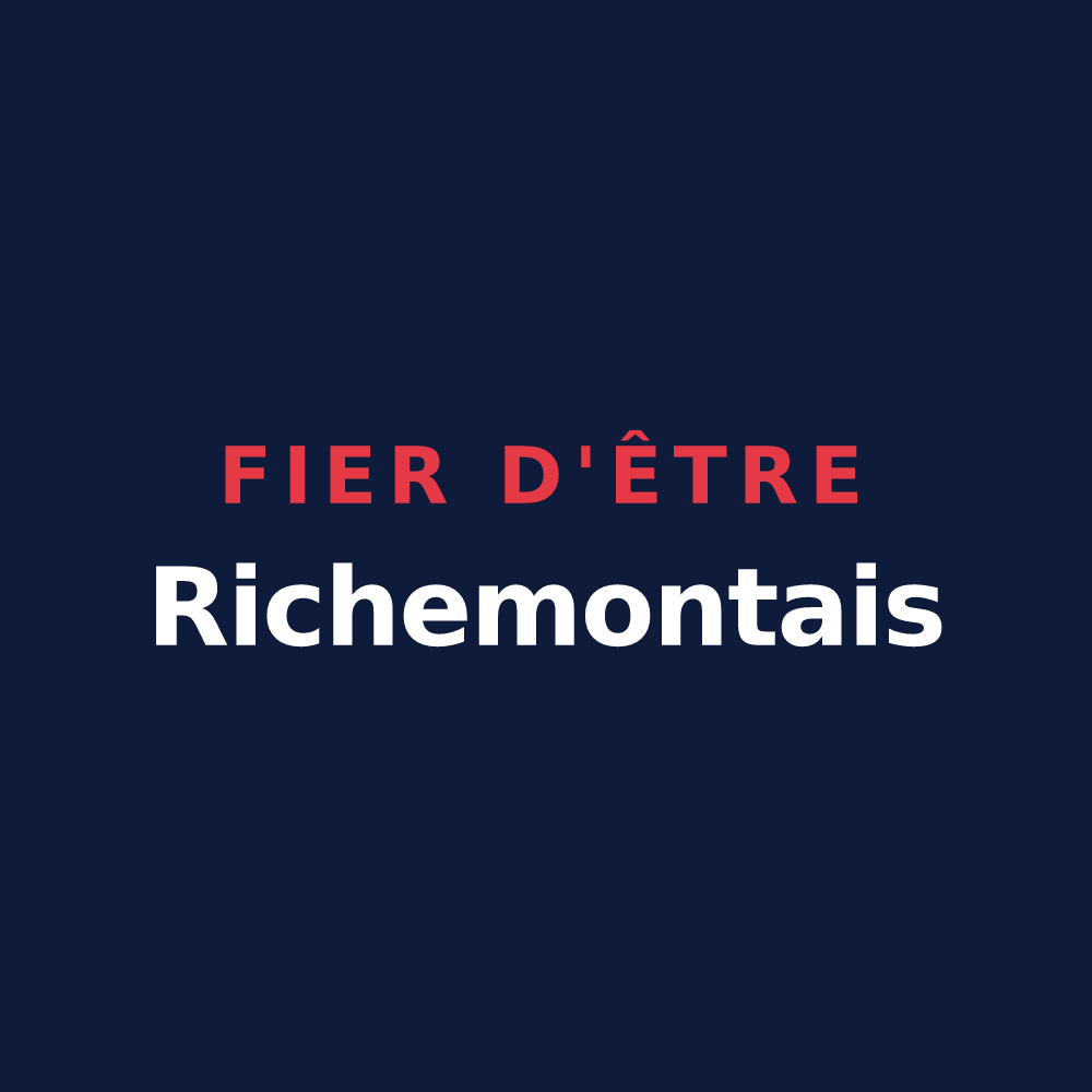 T-shirt « Fier d'être Richemontais » — design pour Richemont
