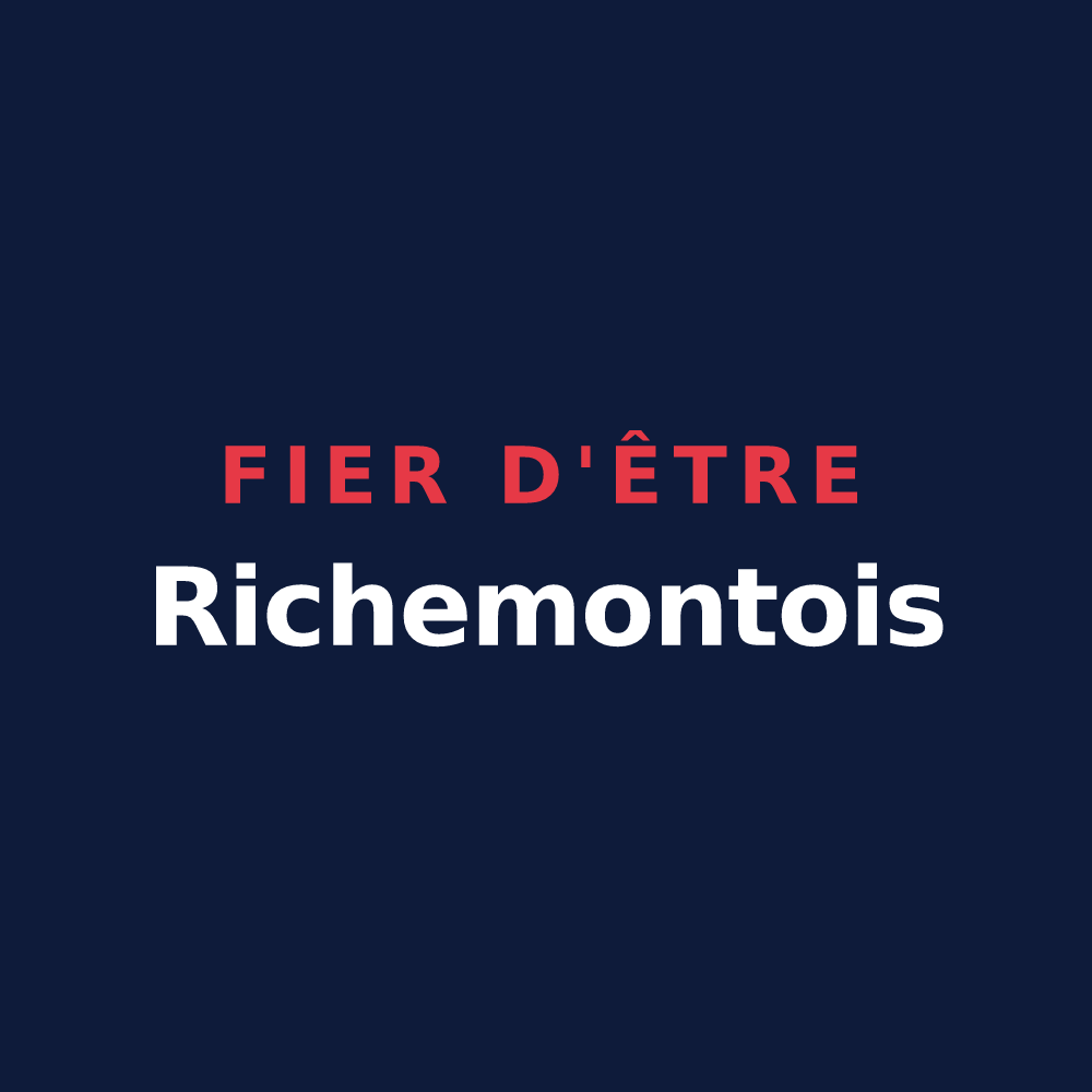 T-shirt « Fier d'être Richemontois » — design pour Richemont