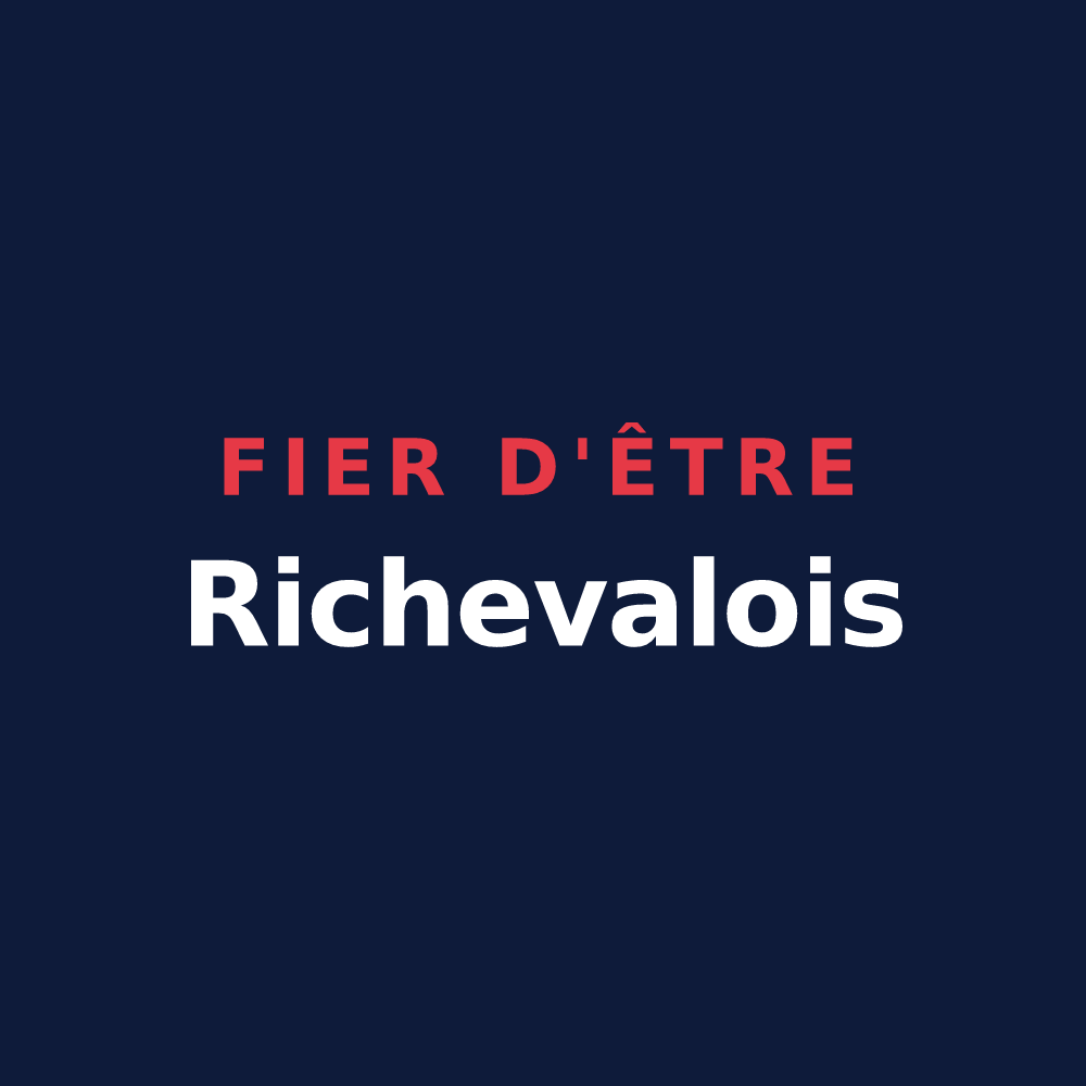 T-shirt « Fier d'être Richevalois » — design pour Richeval