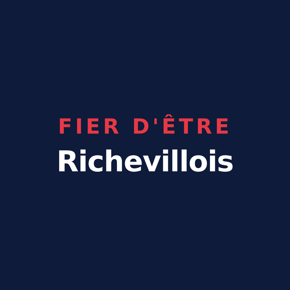 T-shirt « Fier d'être Richevillois » — design pour Richeville