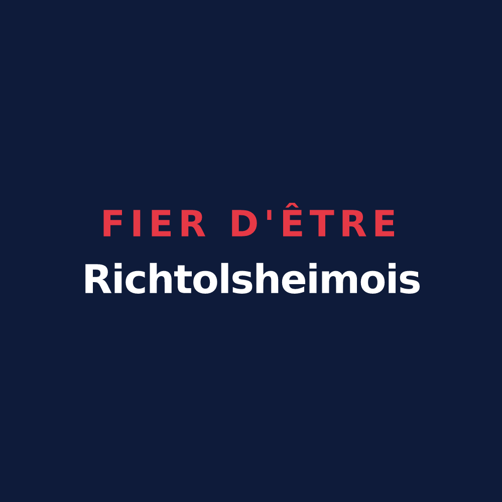 T-shirt « Fier d'être Richtolsheimois » — design pour Richtolsheim