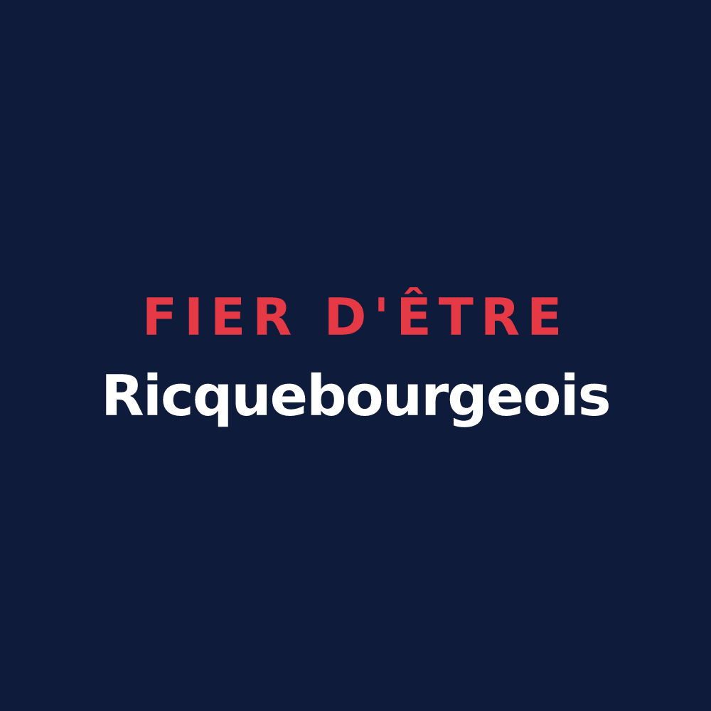 T-shirt « Fier d'être Ricquebourgeois » — design pour Ricquebourg