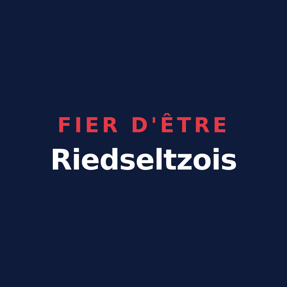 T-shirt « Fier d'être Riedseltzois » — design pour Riedseltz