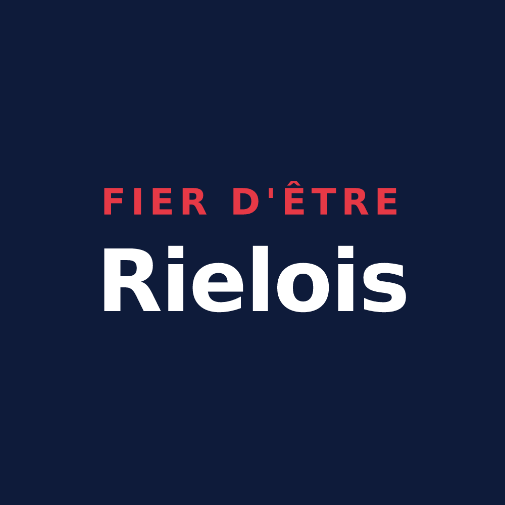 T-shirt « Fier d'être Rielois » — design pour Riel-les-Eaux