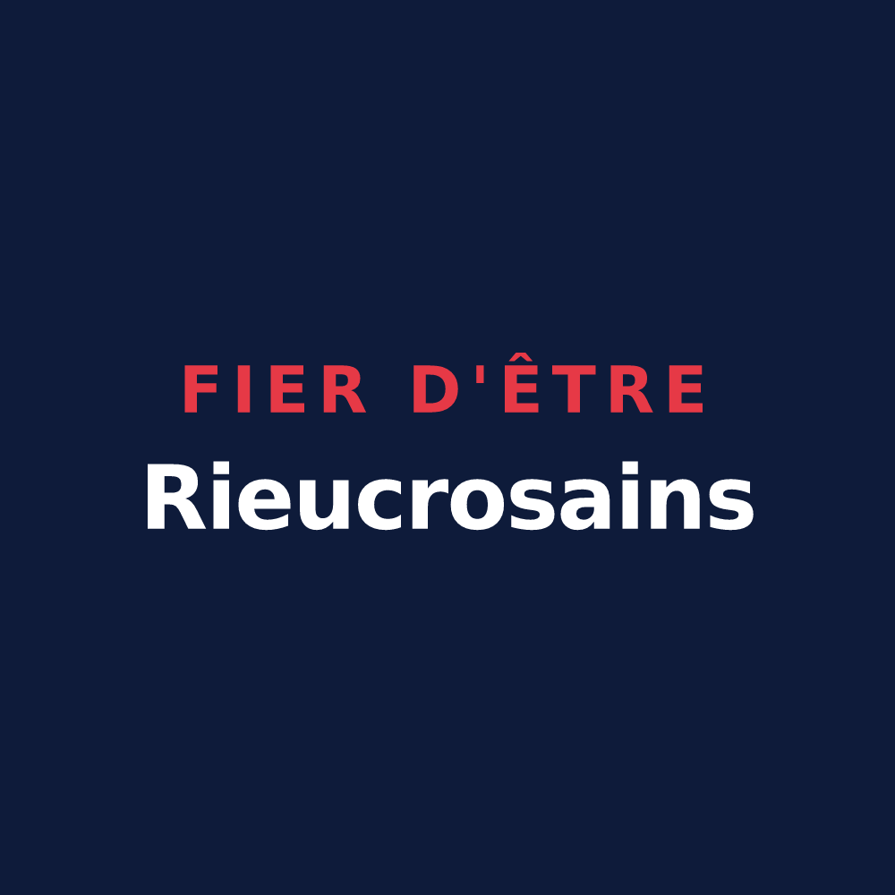 T-shirt « Fier d'être Rieucrosains » — design pour Rieucros