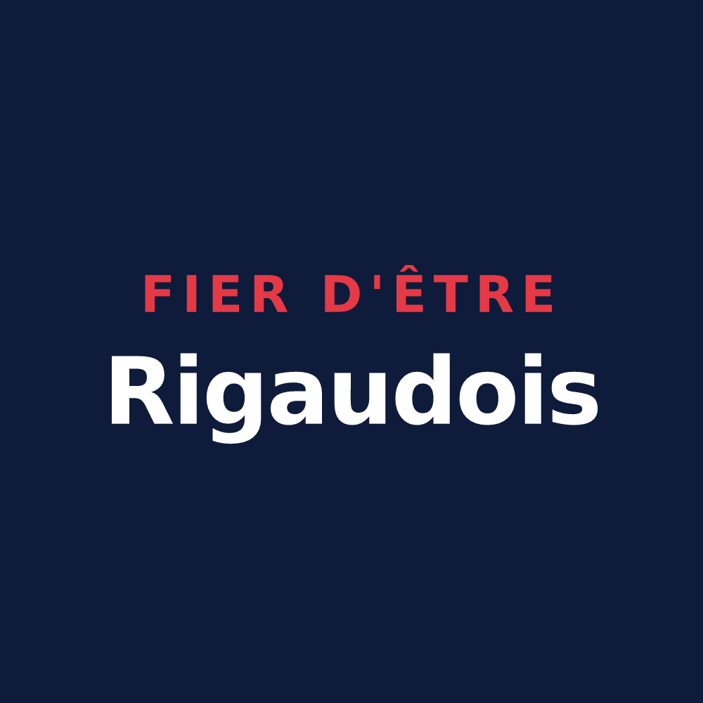 T-shirt « Fier d'être Rigaudois » — design pour Rigaud