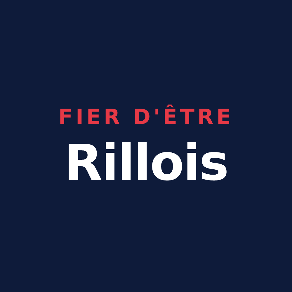 T-shirt « Fier d'être Rillois » — design pour Rilly-sur-Vienne