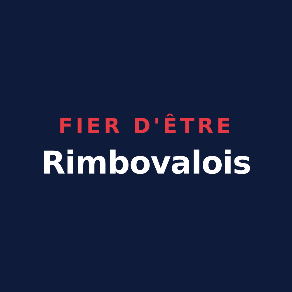 T-shirt « Fier d'être Rimbovalois » — design pour Rimboval