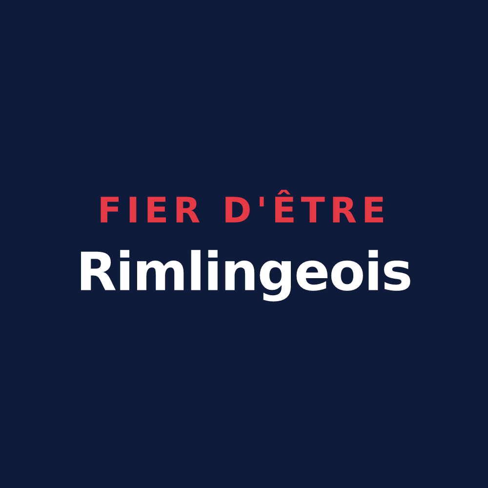 T-shirt « Fier d'être Rimlingeois » — design pour Rimling