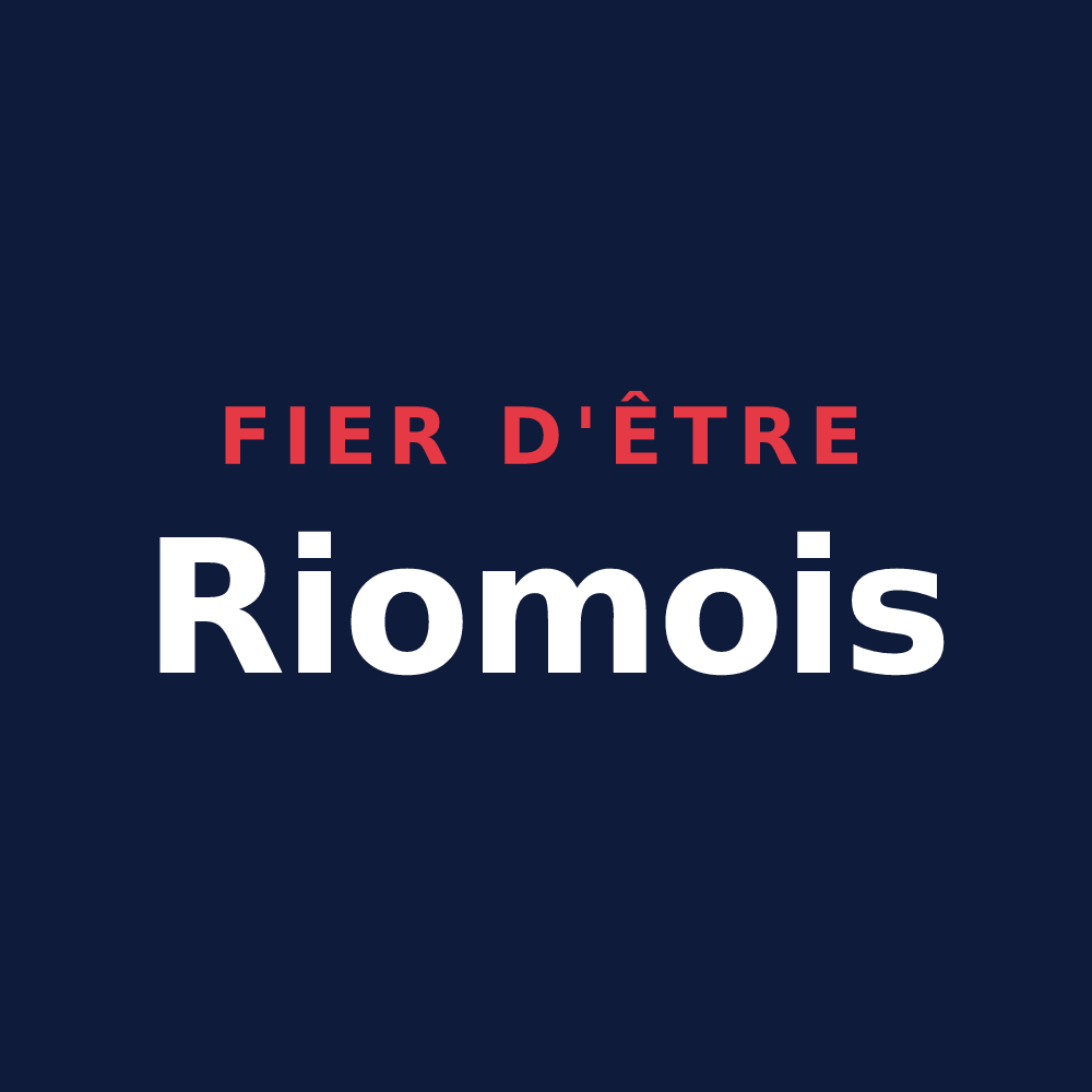 T-shirt « Fier d'être Riomois » — design pour Riom-ès-Montagnes