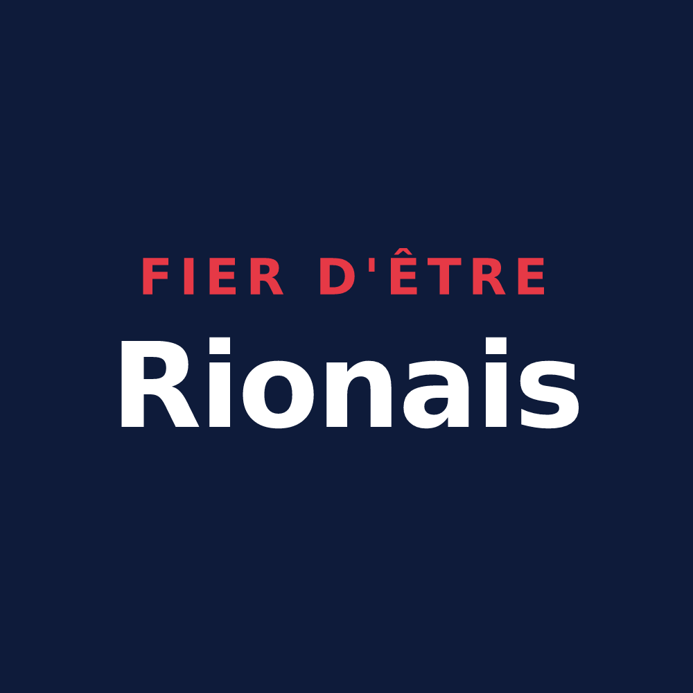T-shirt « Fier d'être Rionais » — design pour Rions
