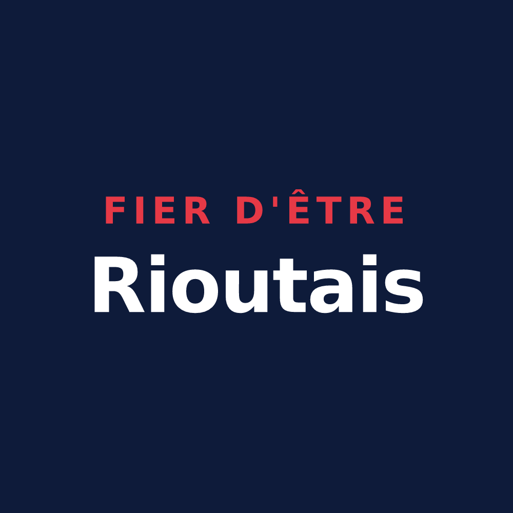 T-shirt « Fier d'être Rioutais » — design pour Rioux