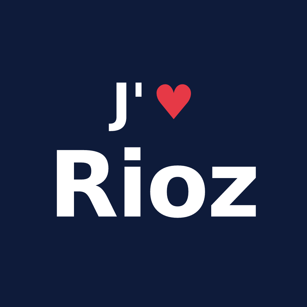 T-shirt personnalisé Rioz — design J'aime Rioz