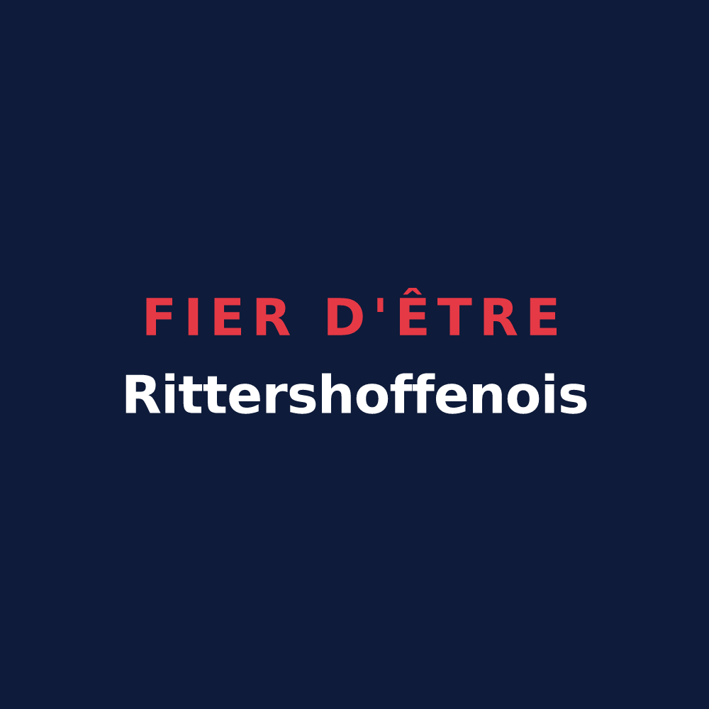 T-shirt « Fier d'être Rittershoffenois » — design pour Rittershoffen