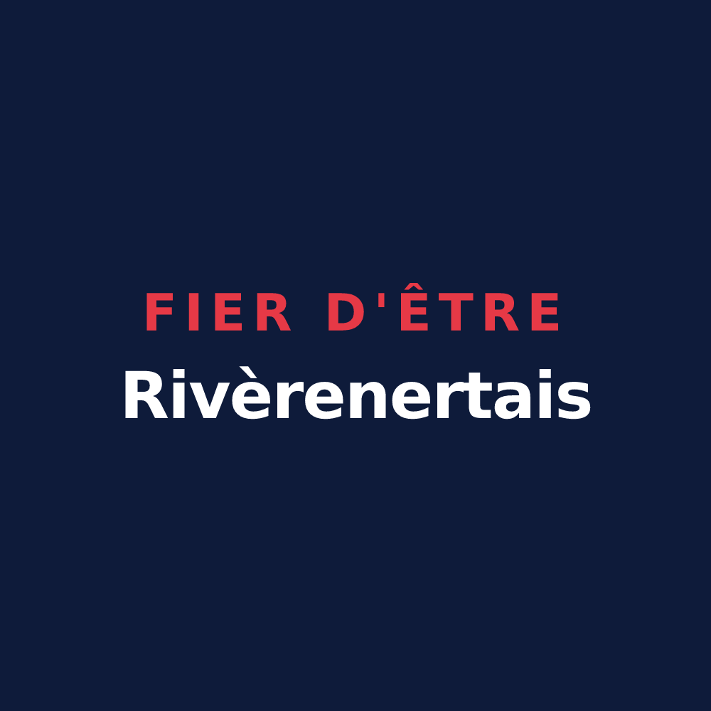 T-shirt « Fier d'être Rivèrenertais » — design pour Rivèrenert