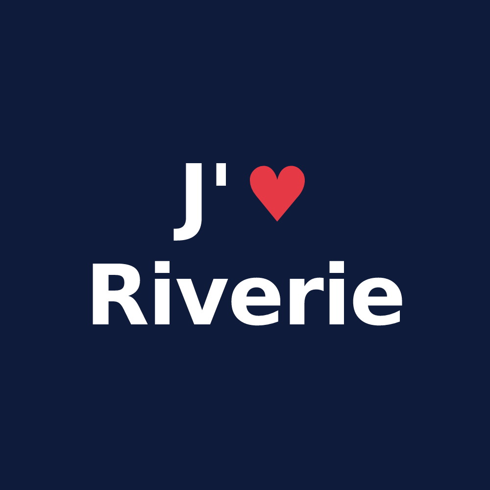 T-shirt personnalisé Riverie — design J'aime Riverie