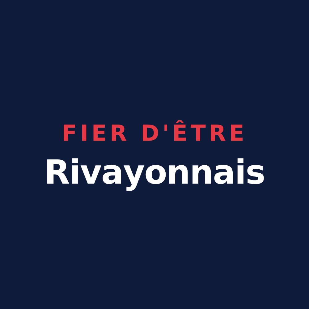 T-shirt « Fier d'être Rivayonnais » — design pour Rives de l'Yon