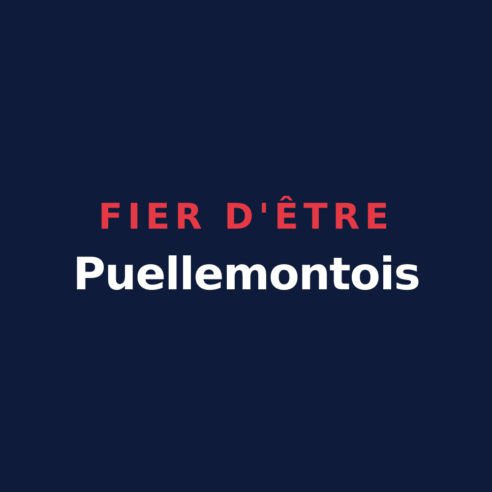 T-shirt « Fier d'être Puellemontois » — design pour Rives Dervoises
