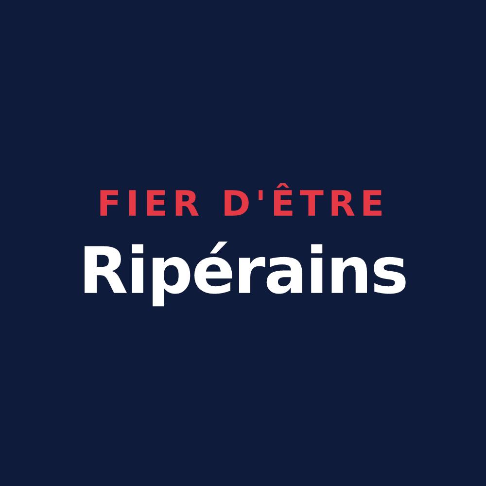 T-shirt « Fier d'être Ripérains » — design pour Rivière