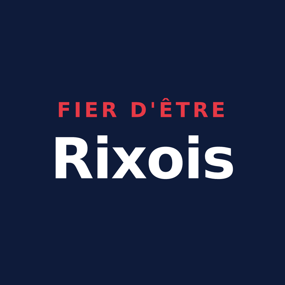 T-shirt « Fier d'être Rixois » — design pour Rix