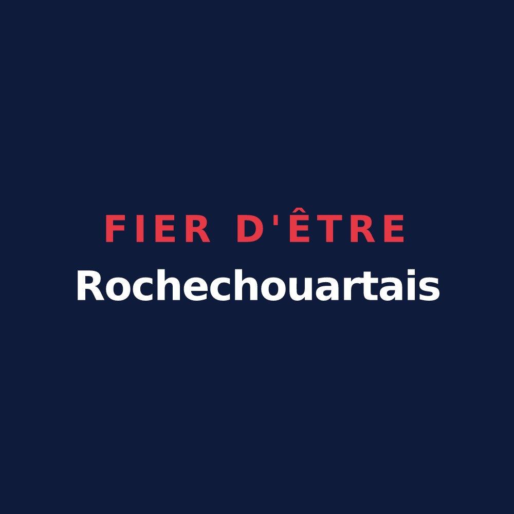 T-shirt « Fier d'être Rochechouartais » — design pour Rochechouart