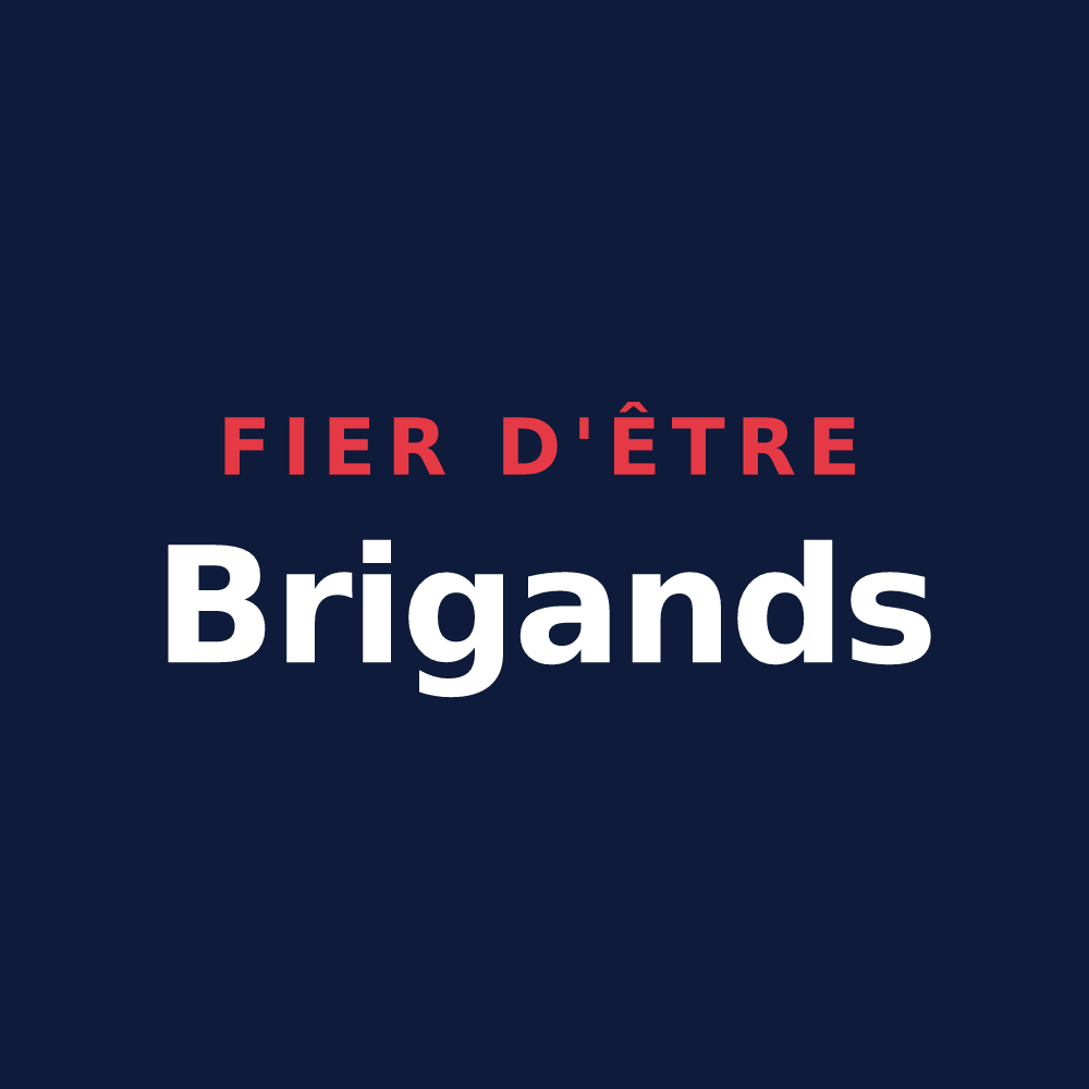 T-shirt « Fier d'être Brigands » — design pour Rochejean