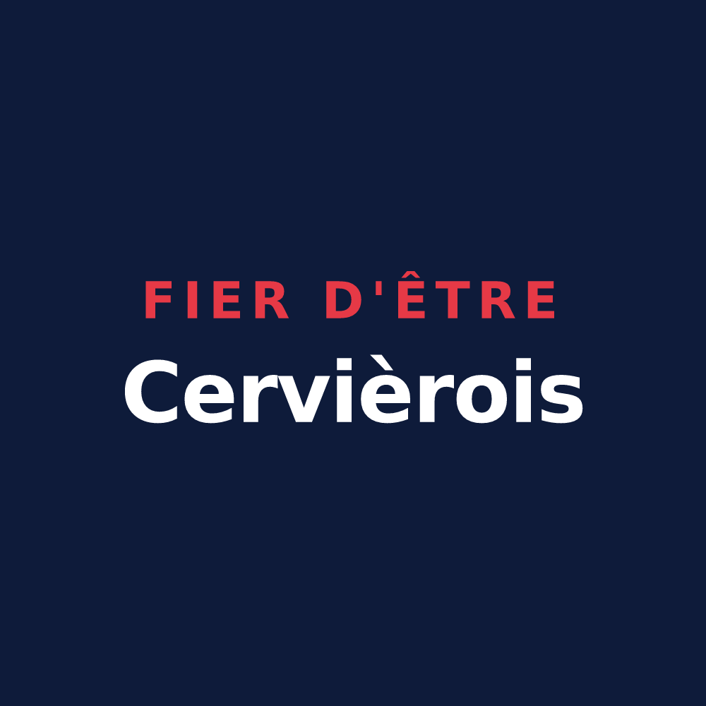 T-shirt « Fier d'être Cervièrois » — design pour Rocheservière