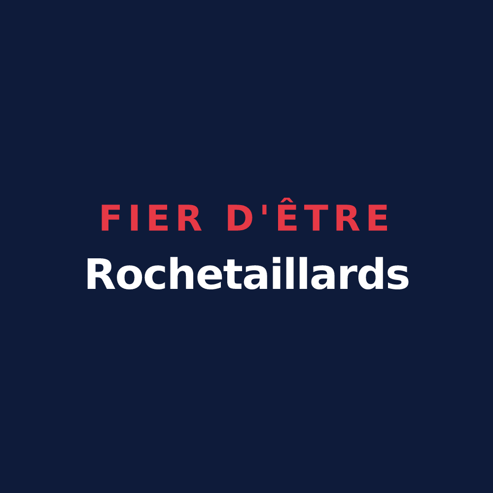 T-shirt « Fier d'être Rochetaillards » — design pour Rochetaillée-sur-Saône