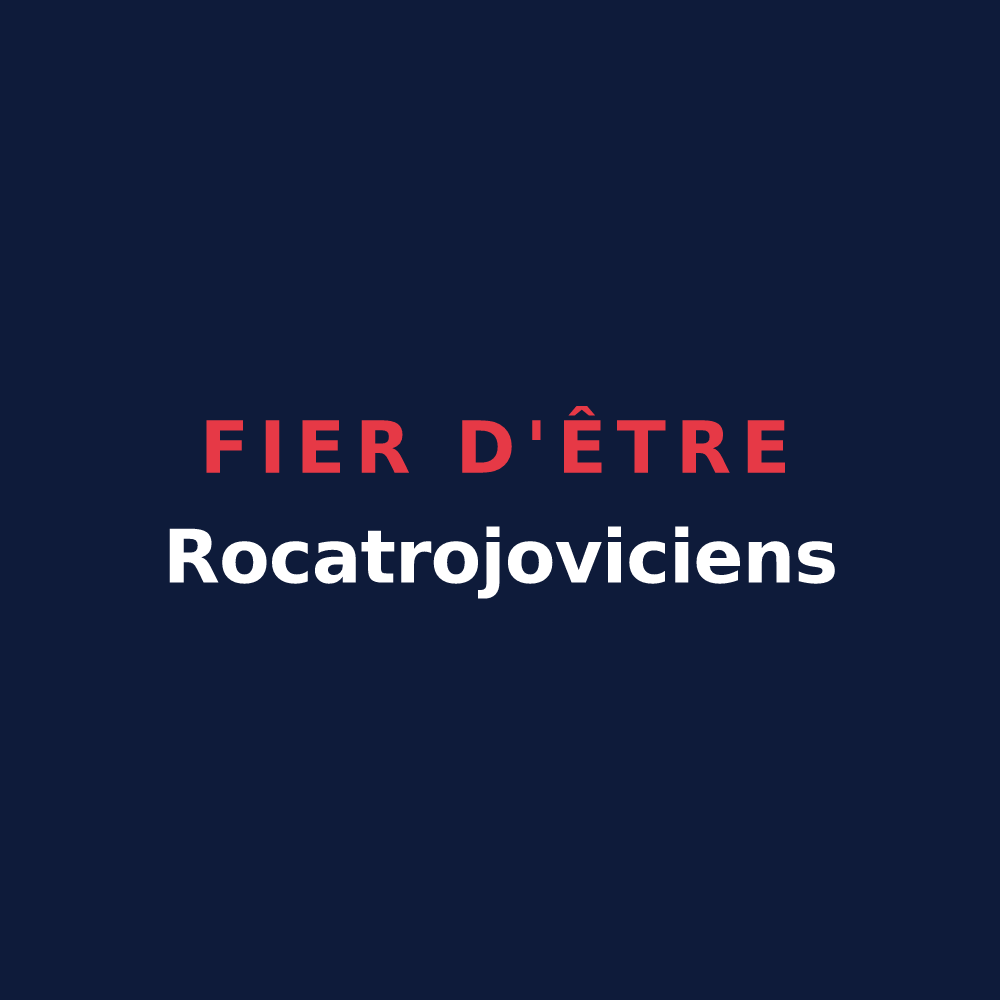 T-shirt « Fier d'être Rocatrojoviciens » — design pour Rochetrejoux