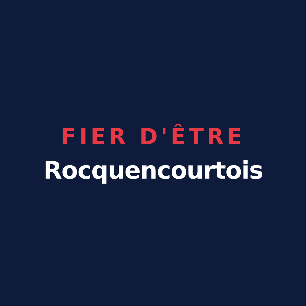 T-shirt « Fier d'être Rocquencourtois » — design pour Rocquencourt