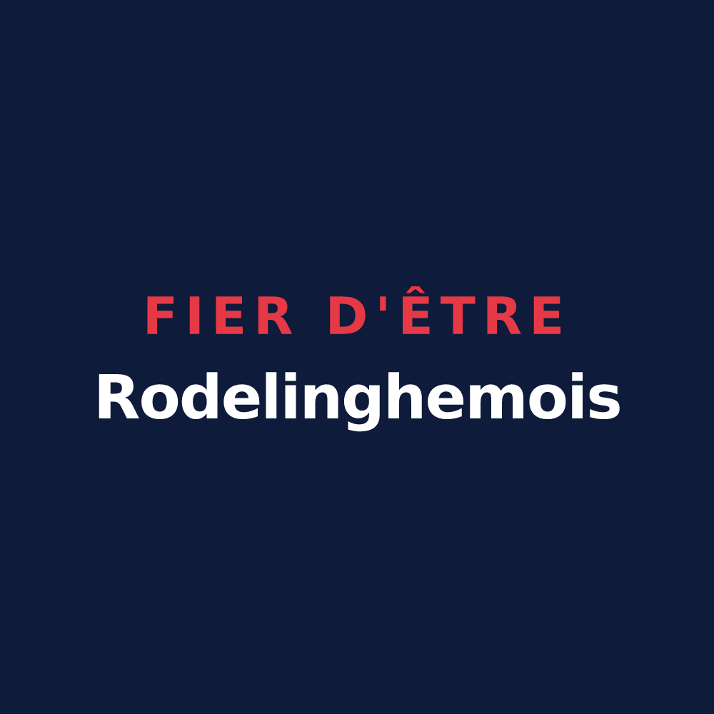 T-shirt « Fier d'être Rodelinghemois » — design pour Rodelinghem