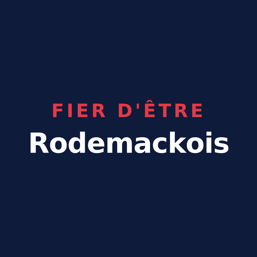 T-shirt « Fier d'être Rodemackois » — design pour Rodemack