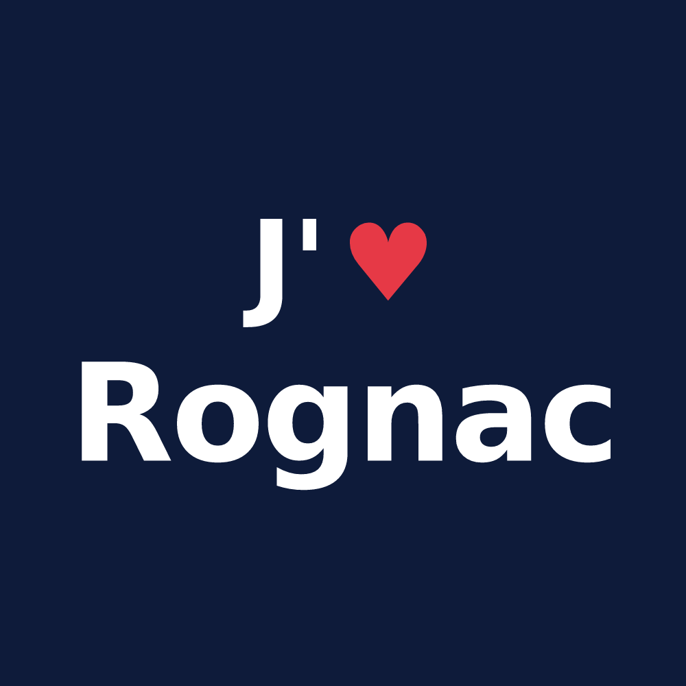 T-shirt personnalisé Rognac — design J'aime Rognac