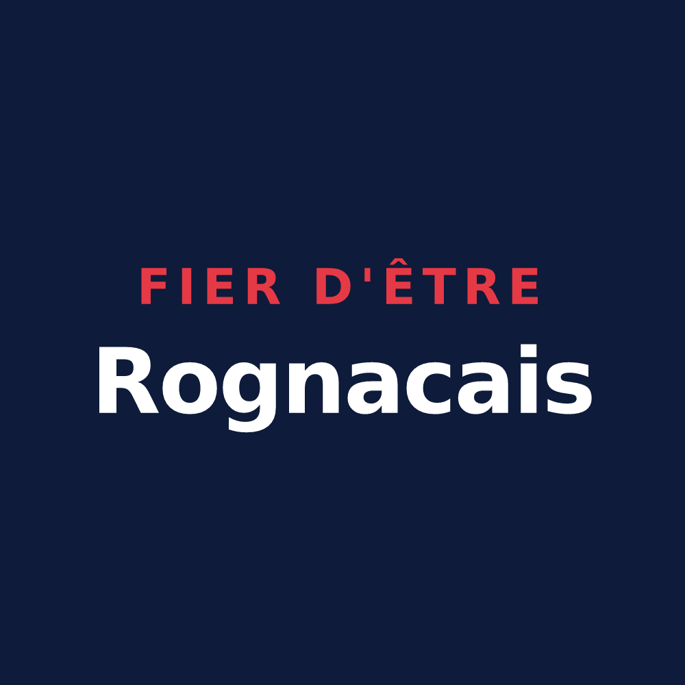 T-shirt « Fier d'être Rognacais » — design pour Rognac