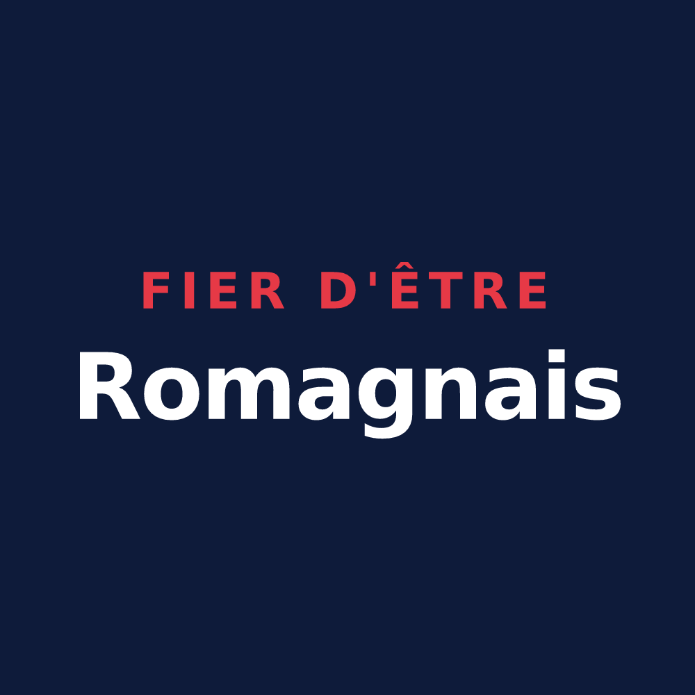 T-shirt « Fier d'être Romagnais » — design pour Romagny Fontenay