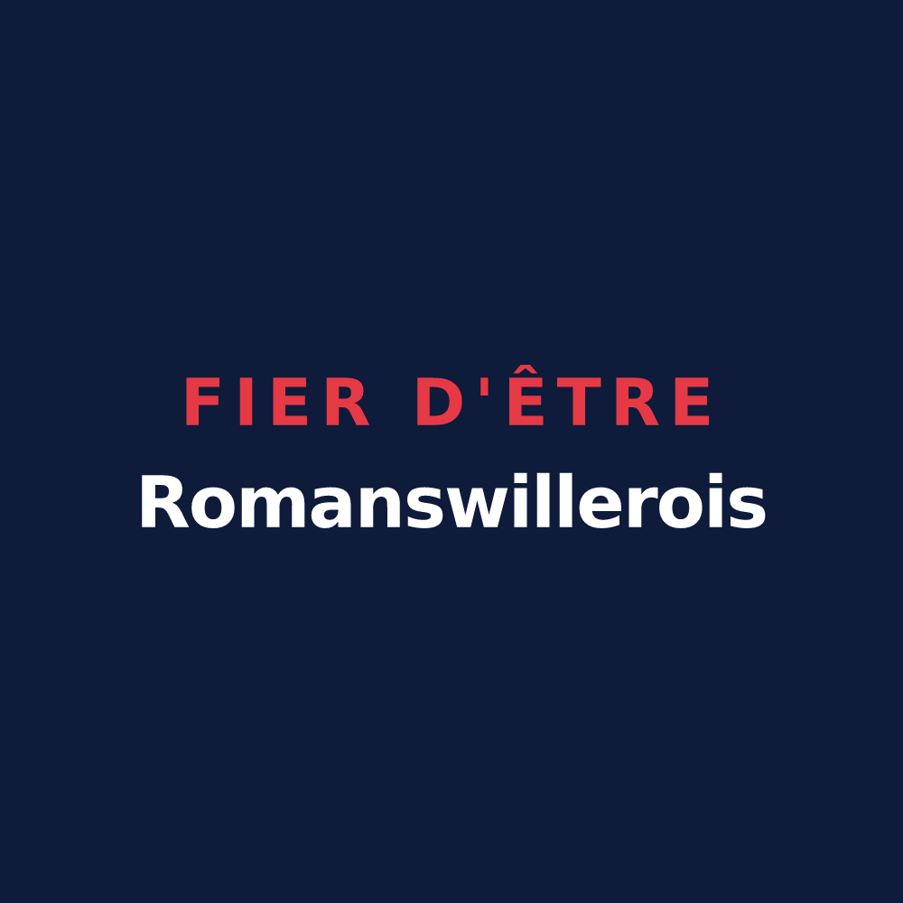 T-shirt « Fier d'être Romanswillerois » — design pour Romanswiller