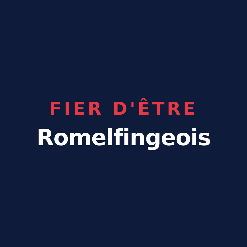 T-shirt « Fier d'être Romelfingeois » — design pour Romelfing