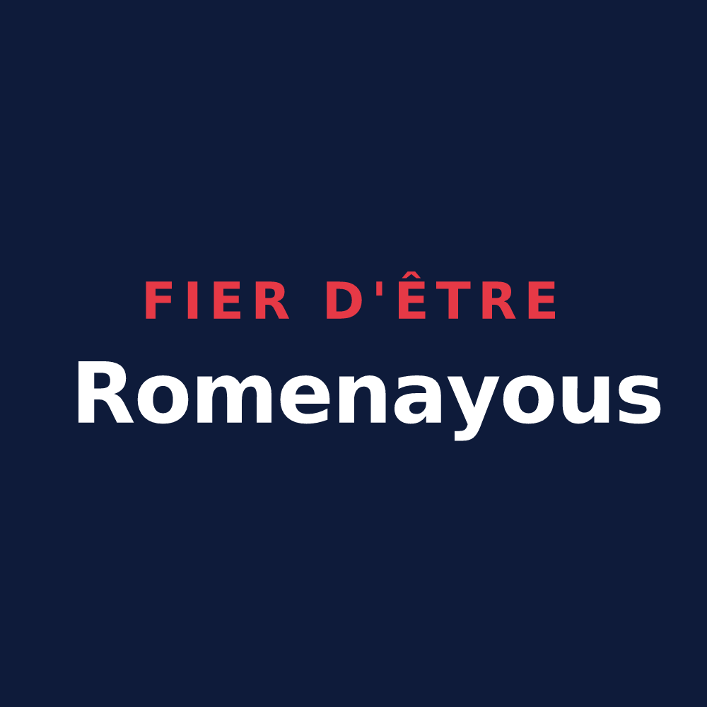 T-shirt « Fier d'être Romenayous » — design pour Romenay