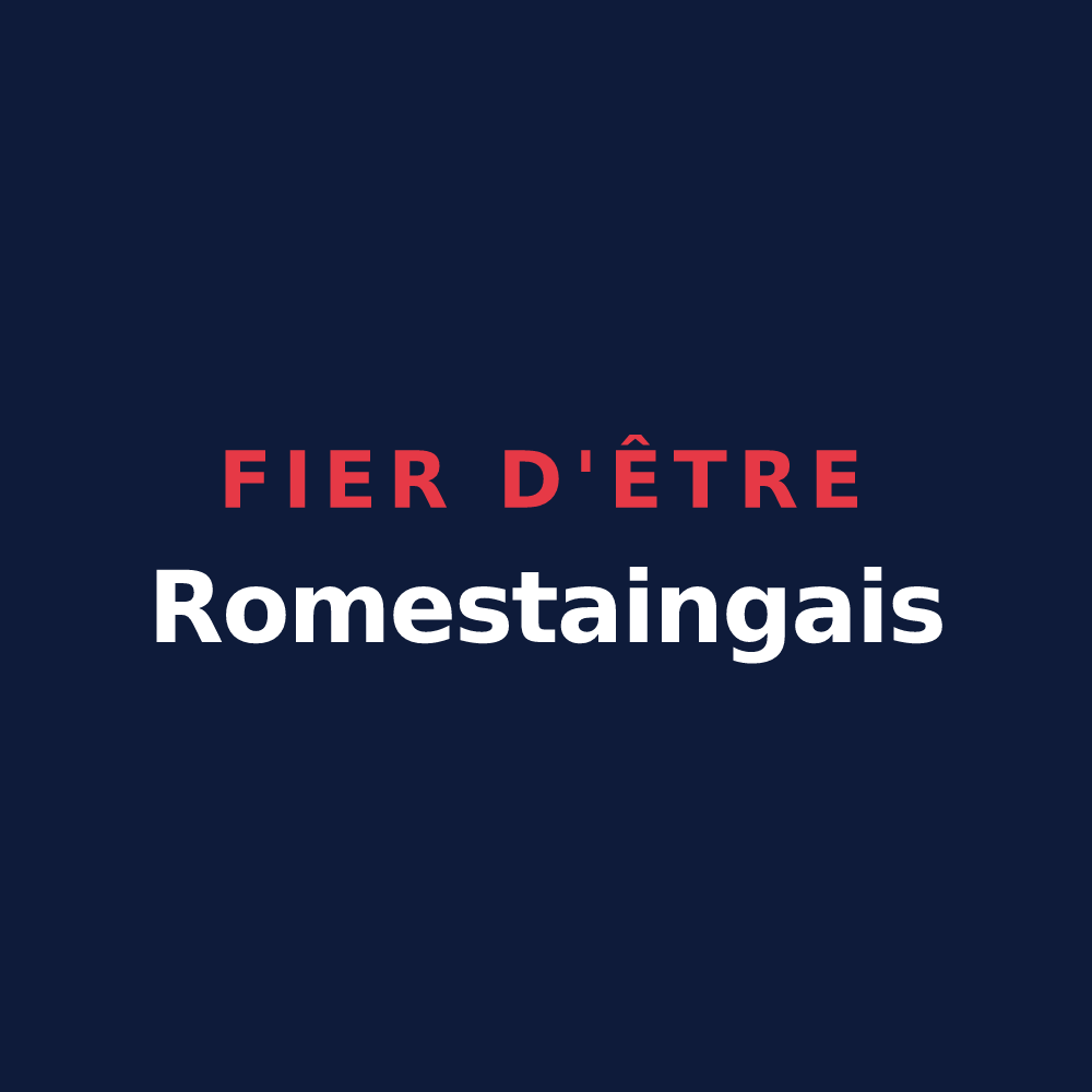 T-shirt « Fier d'être Romestaingais » — design pour Romestaing