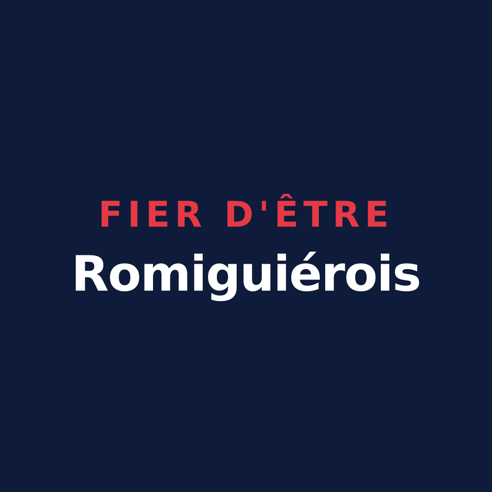 T-shirt « Fier d'être Romiguiérois » — design pour Romiguières