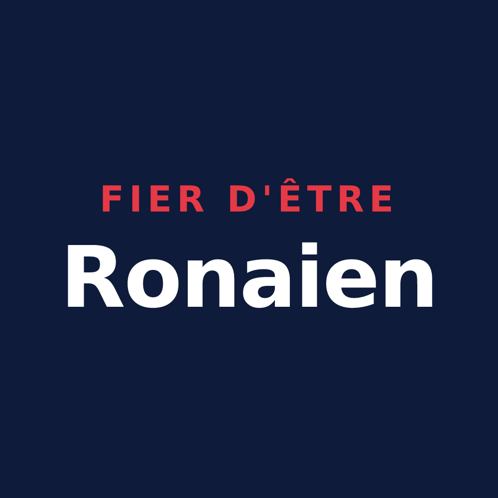 T-shirt « Fier d'être Ronaien » — design pour Rônai