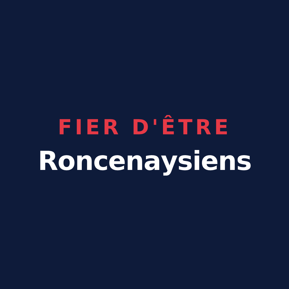 T-shirt « Fier d'être Roncenaysiens » — design pour Roncenay