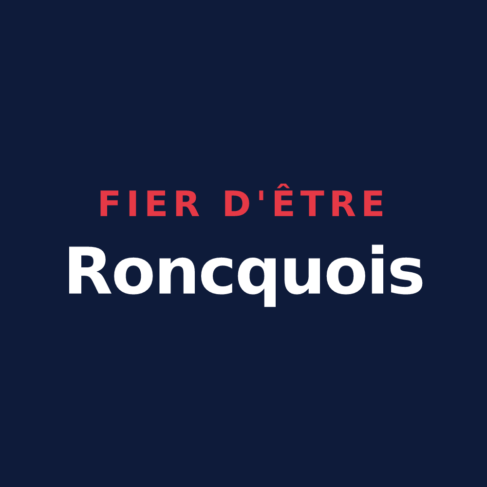 T-shirt « Fier d'être Roncquois » — design pour Roncq
